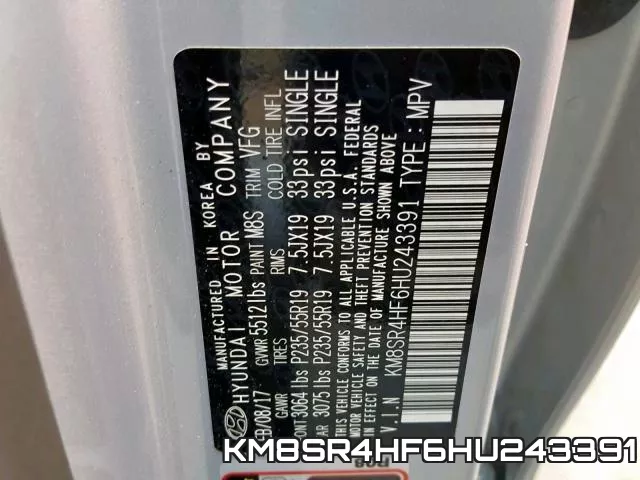 KM8SR4HF6HU243391