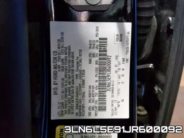 3LN6L5E91JR600092