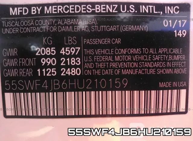 55SWF4JB6HU210159