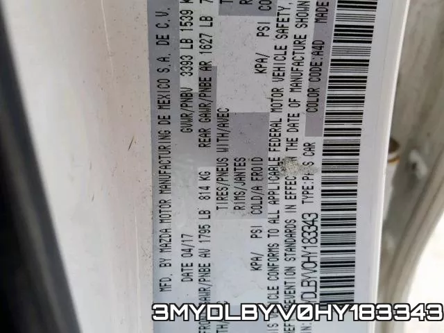 3MYDLBYV0HY183343