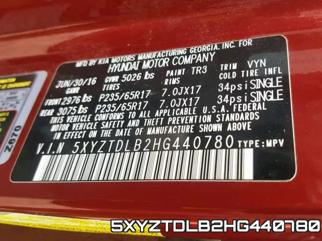 5XYZTDLB2HG440780