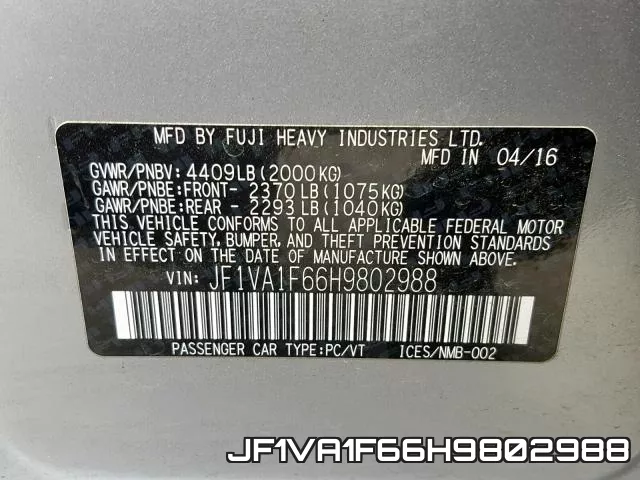 JF1VA1F66H9802988