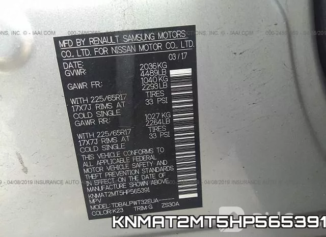 KNMAT2MT5HP565391