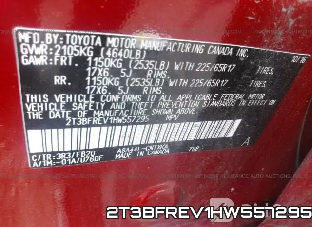 2T3BFREV1HW557295