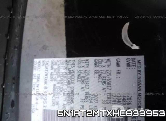 5N1AT2MTXHC833953