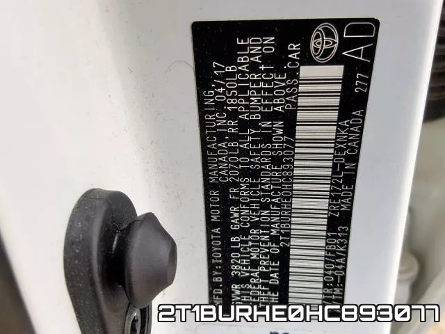 2T1BURHE0HC893077