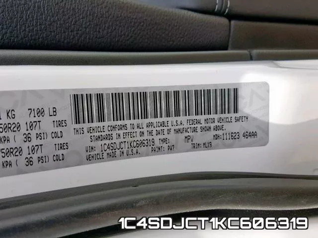 1C4SDJCT1KC606319
