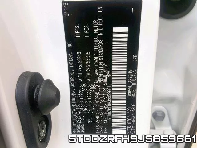 5TDDZRFH9JS859661