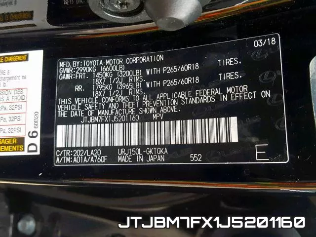 JTJBM7FX1J5201160