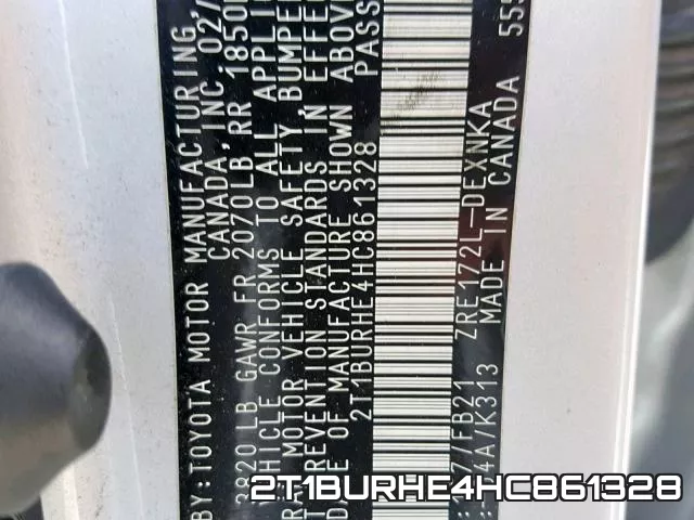 2T1BURHE4HC861328