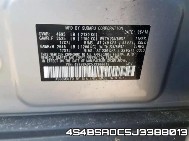 4S4BSADC5J3388013