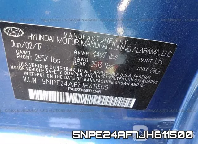 5NPE24AF7JH611500