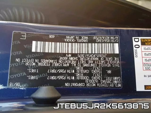 JTEBU5JR2K5613875