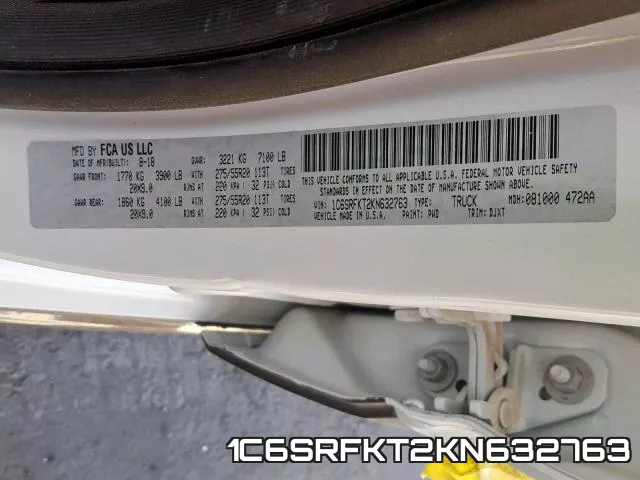 1C6SRFKT2KN632763