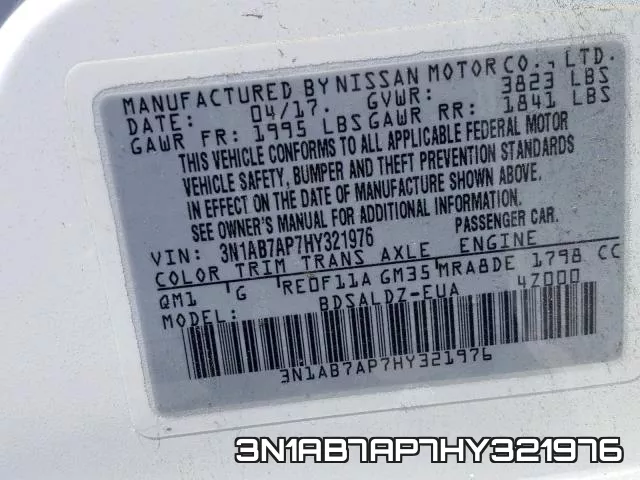 3N1AB7AP7HY321976