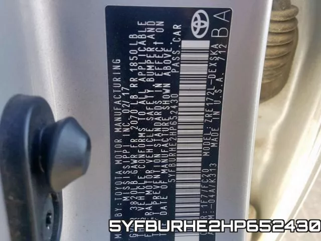 5YFBURHE2HP652430