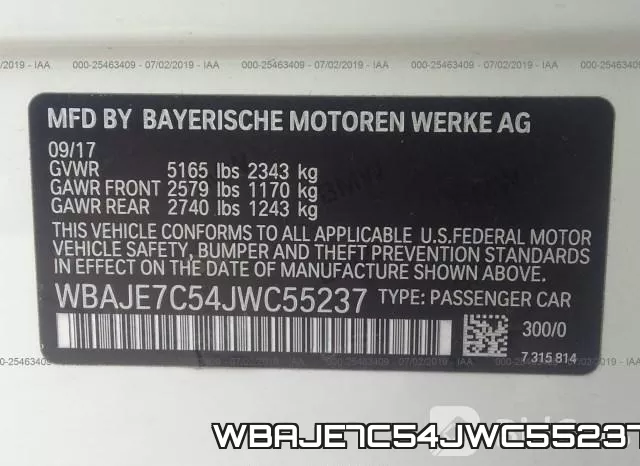 WBAJE7C54JWC55237