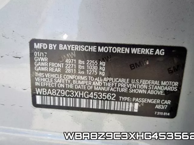 WBA8Z9C3XHG453562