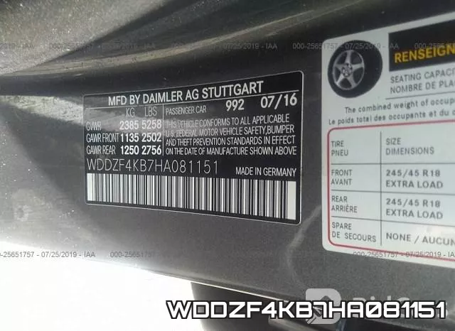 WDDZF4KB7HA081151