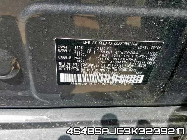 4S4BSAJC3K3239217