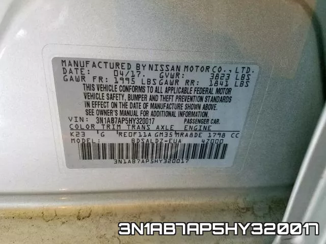 3N1AB7AP5HY320017