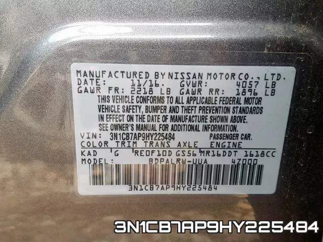 3N1CB7AP9HY225484