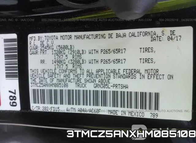 3TMCZ5ANXHM085108
