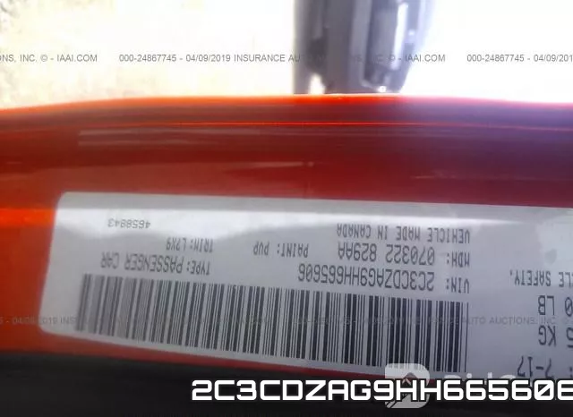 2C3CDZAG9HH665606