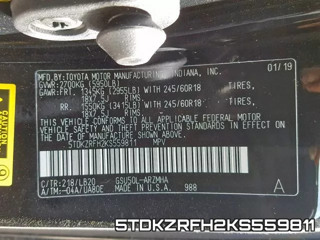 5TDKZRFH2KS559811