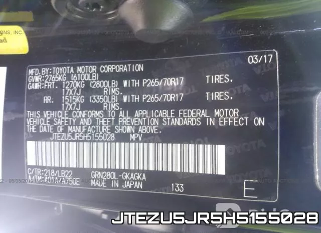 JTEZU5JR5H5155028
