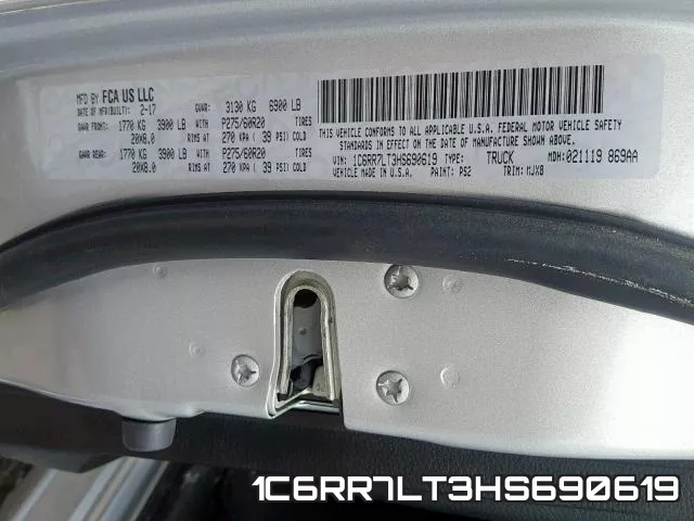 1C6RR7LT3HS690619