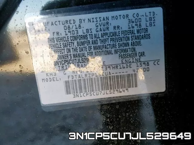 3N1CP5CU7JL529649