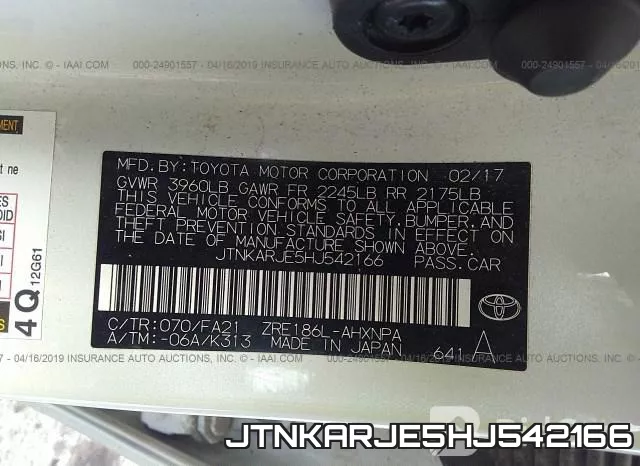 JTNKARJE5HJ542166