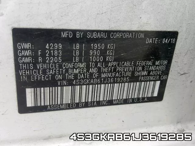 4S3GKAB61J3619285