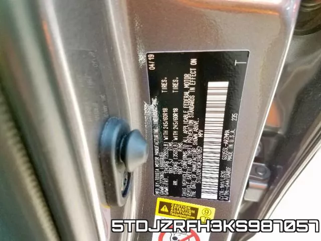 5TDJZRFH3KS987057