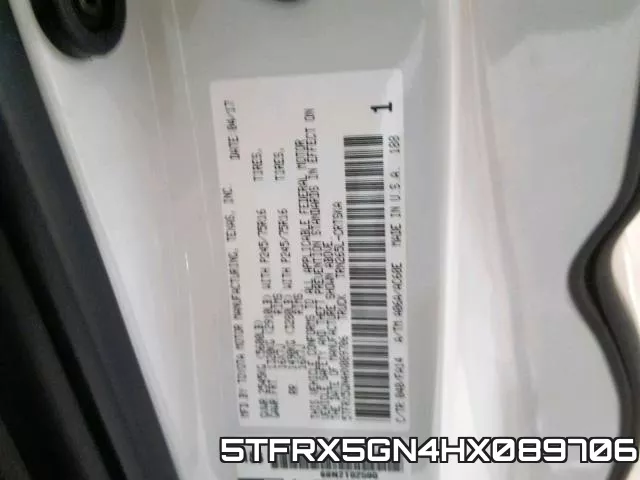 5TFRX5GN4HX089706
