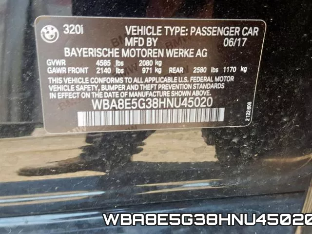 WBA8E5G38HNU45020
