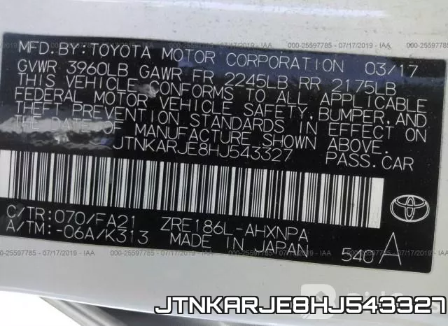 JTNKARJE8HJ543327