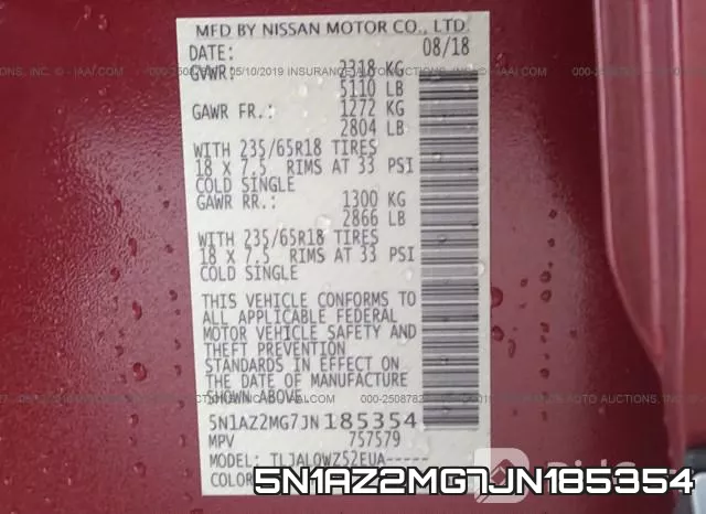 5N1AZ2MG7JN185354