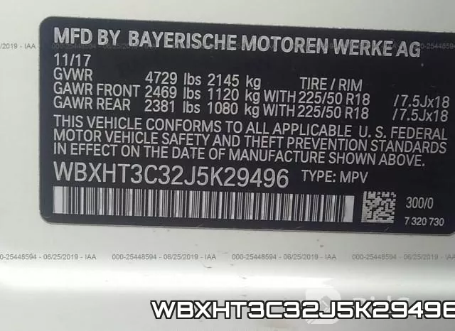 WBXHT3C32J5K29496