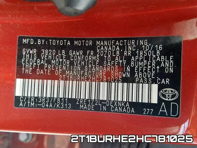 2T1BURHE2HC781025