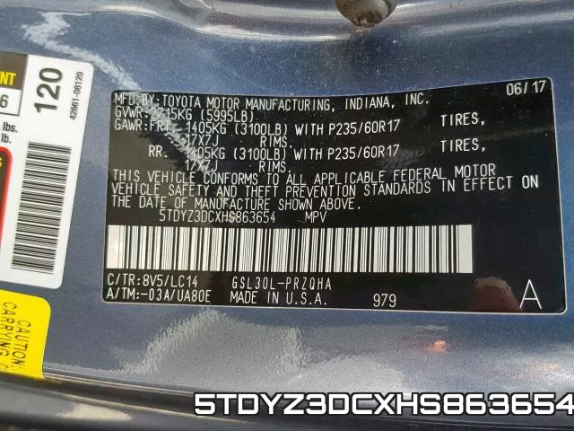 5TDYZ3DCXHS863654