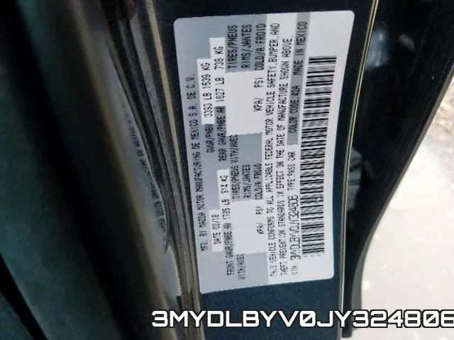 3MYDLBYV0JY324806