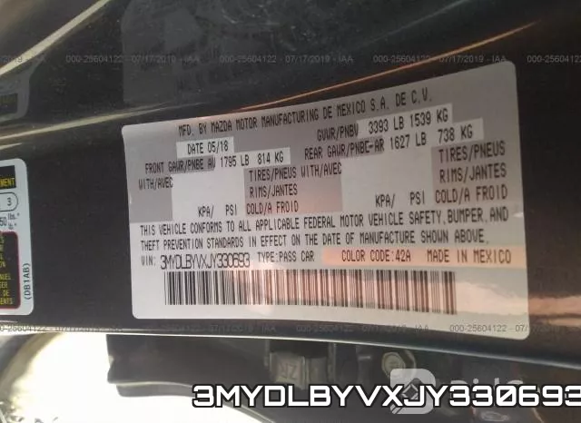 3MYDLBYVXJY330693