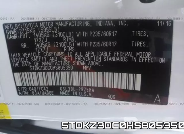 5TDKZ3DC0HS805350