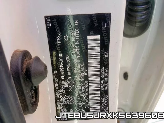 JTEBU5JRXK5639608