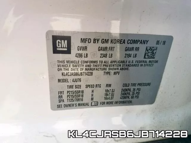 KL4CJASB6JB714228