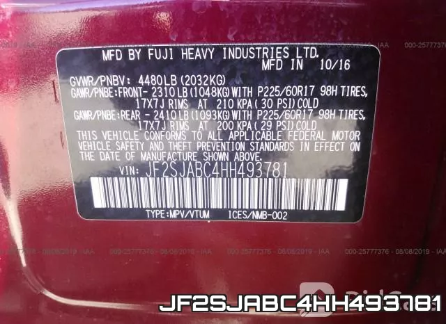 JF2SJABC4HH493781