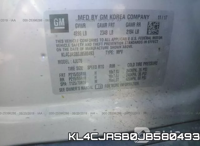 KL4CJASB0JB580493