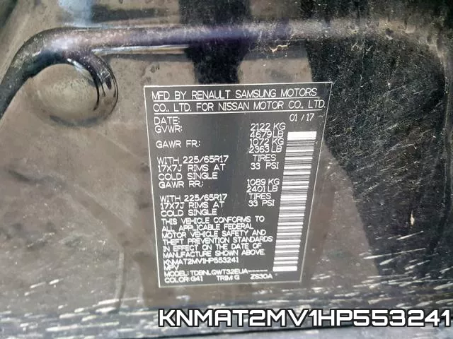 KNMAT2MV1HP553241